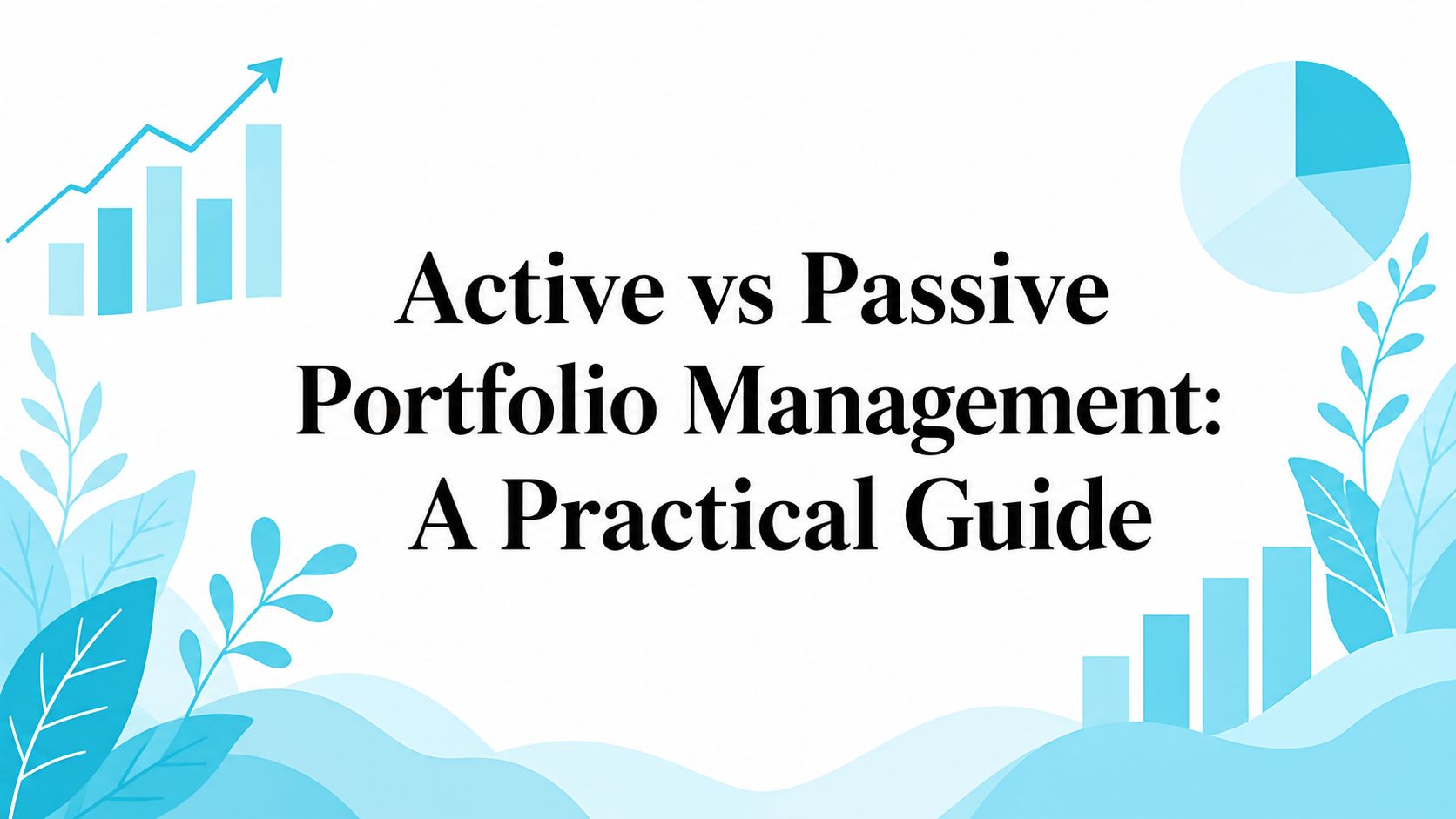 Illustration, from the article "Active vs Passive Portfolio Management: A Practical Guide"