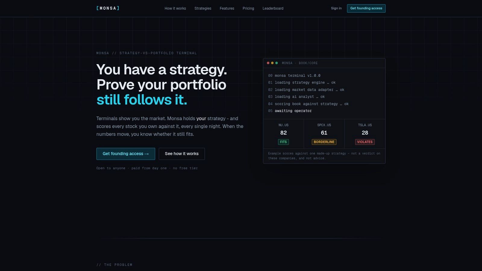 Screenshot from https://www.monsa.ai